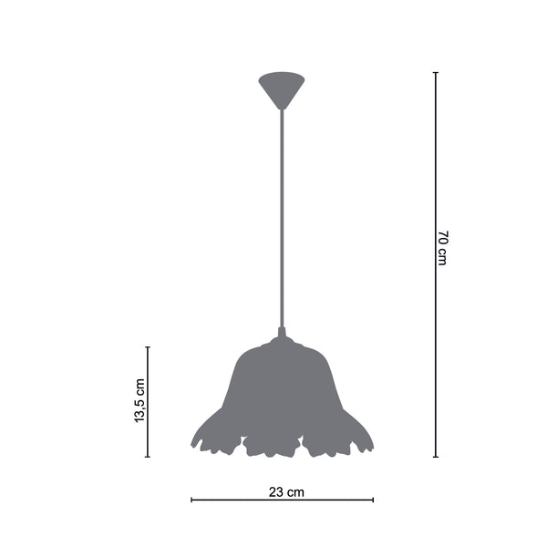 <transcy>Suspensão ITZIAR  23cm - 1 Luz </transcy>