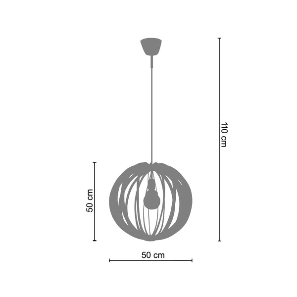 <tc>Suspensão HOLLYWOOD  50cm - 1 Luz  </tc>