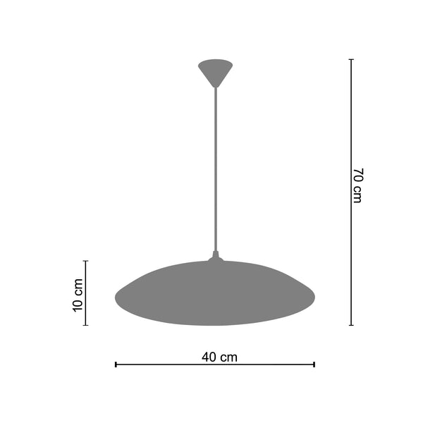 <tc>Suspensão IKAT RONDE  40cm - 1 Luz  </tc>