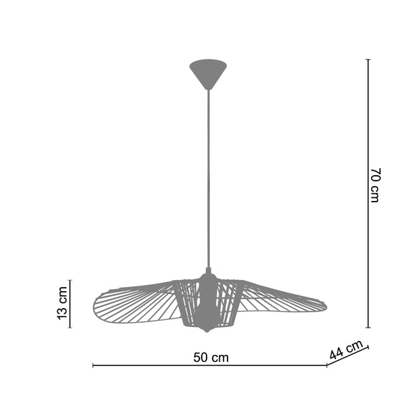 <tc>Suspensão LADY MAE  50cm - 1 Luz</tc>