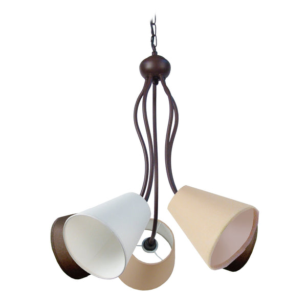 Lustre TOSEL NICE,métal, tissu H90xD63xP63  cm.