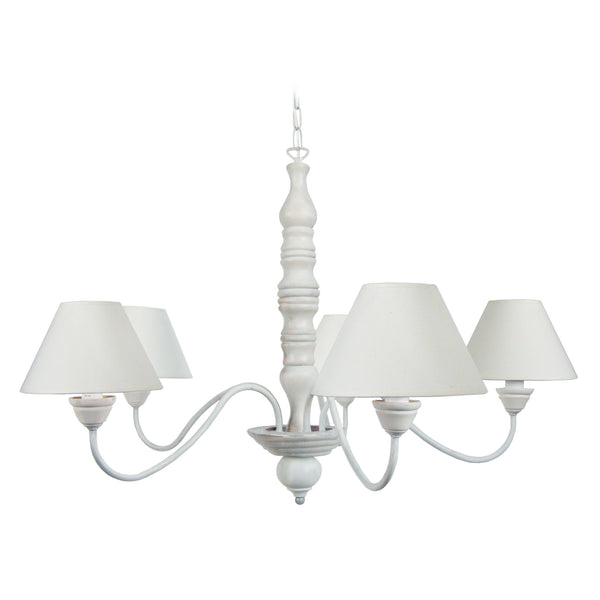 Lustre TOSEL MENTON,bois, tissu H90xD84xP84  cm.