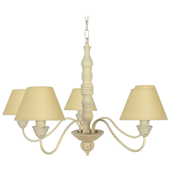 Lustre TOSEL MENTON,bois, tissu H90xD84xP84  cm.