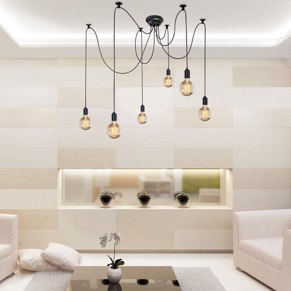 <transcy>Candeeiro de Teto KRAKE  80cm - 6 Luzes </transcy>