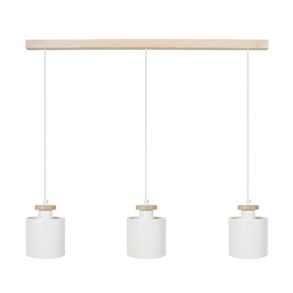 Lustre TOSEL UZIBUZE,bois, H90xD13,5xP70  cm.