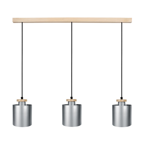 Lustre TOSEL UZIBUZE,bois, H90xD13,5xP70  cm.