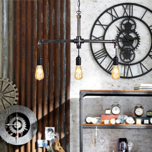 Lustre TOSEL HYDRAULIK B,métal  H80xD5xP65  cm.