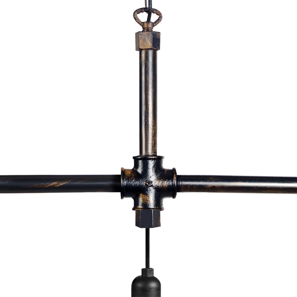 Lustre TOSEL HYDRAULIK B,métal  H80xD5xP65  cm.