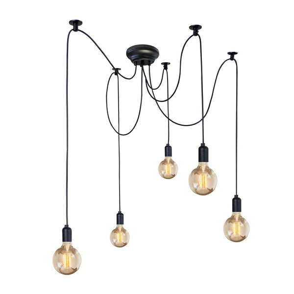 Lustre TOSEL KRAKE,métal  , H180xD80xP80  cm.