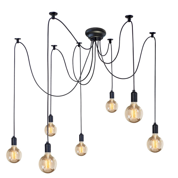 Lustre TOSEL KRAKE,métal , H180xD80xP80  cm.