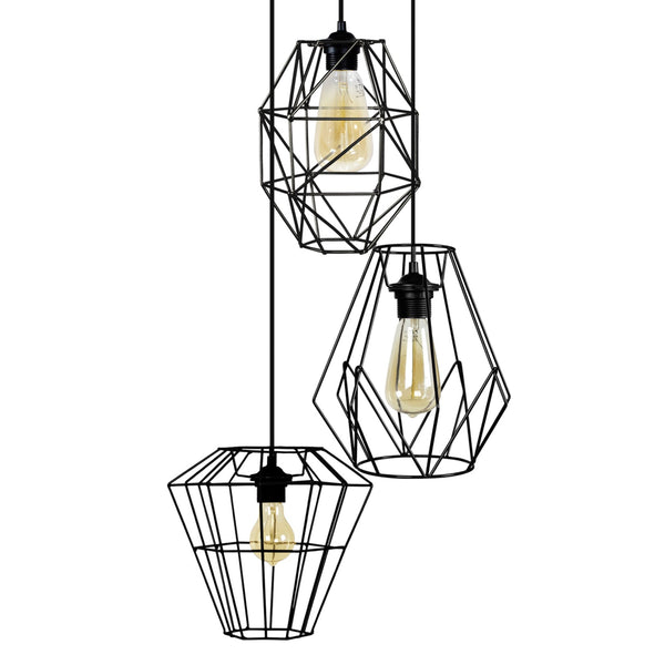 <tc>Candeeiro de Teto OLYMPIA, TRIBERG, OCTOGONAL 42cm - 3 Luzes </tc>