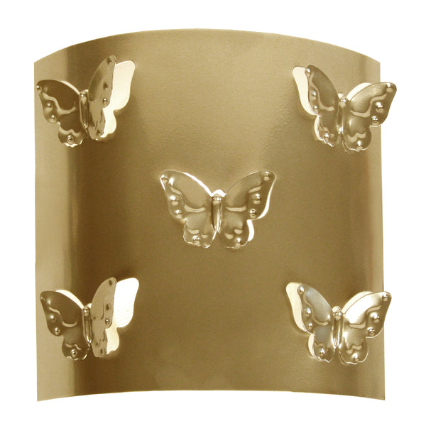 Applique TOSEL PAPILLON,métal, H8xD22xP22  cm.