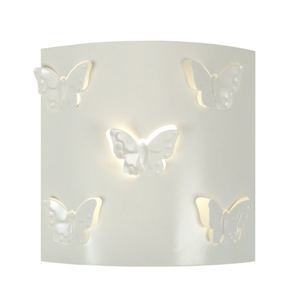 Applique TOSEL PAPILLON,métal, H8xD22xP22  cm.