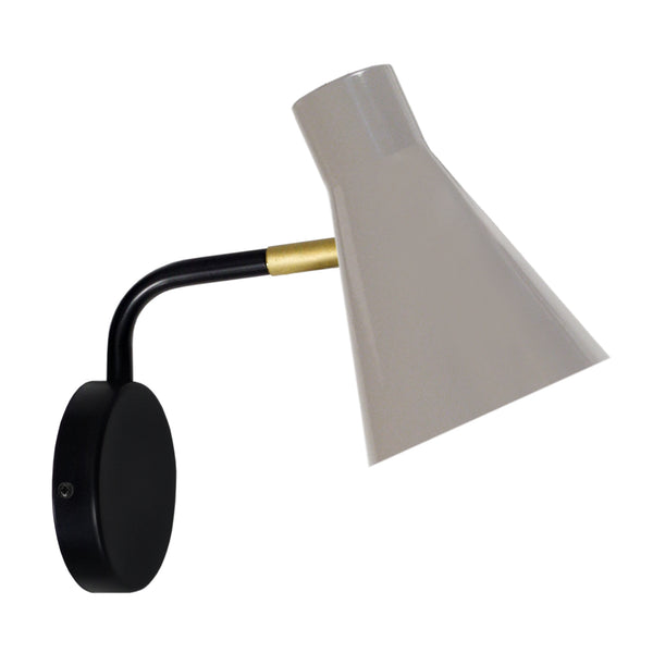 Applique TOSEL FUNNEL,métal, H18xD10xP19  cm.