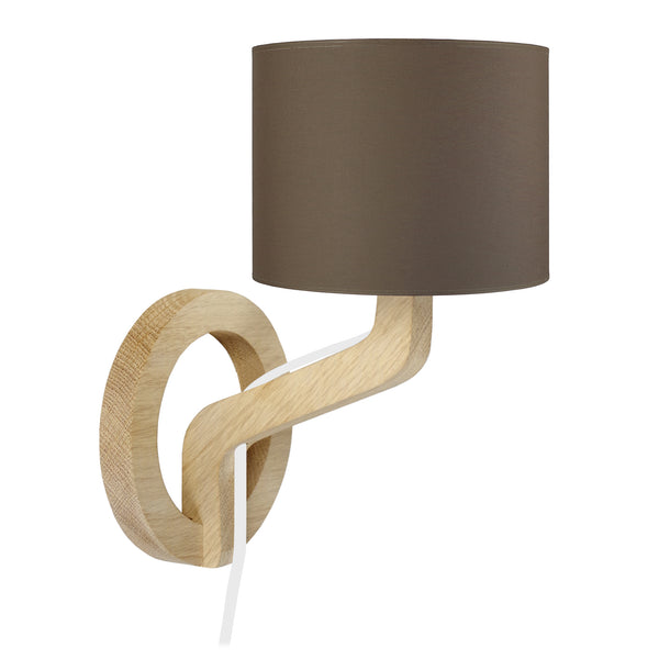 Applique TOSEL MOKUZAI,bois, tissu H28xD22xP22  cm.