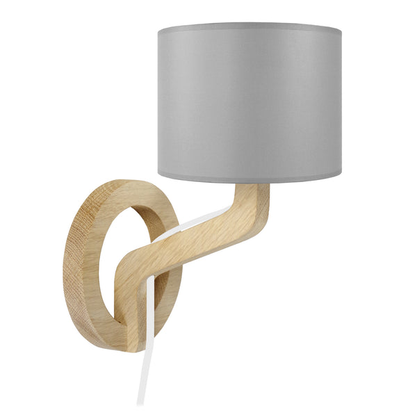 Applique TOSEL MOKUZAI,bois, tissu H28xD22xP22  cm.