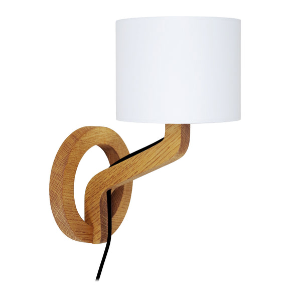 Applique TOSEL MOKUZAI,bois, tissu H28xD22xP22  cm.