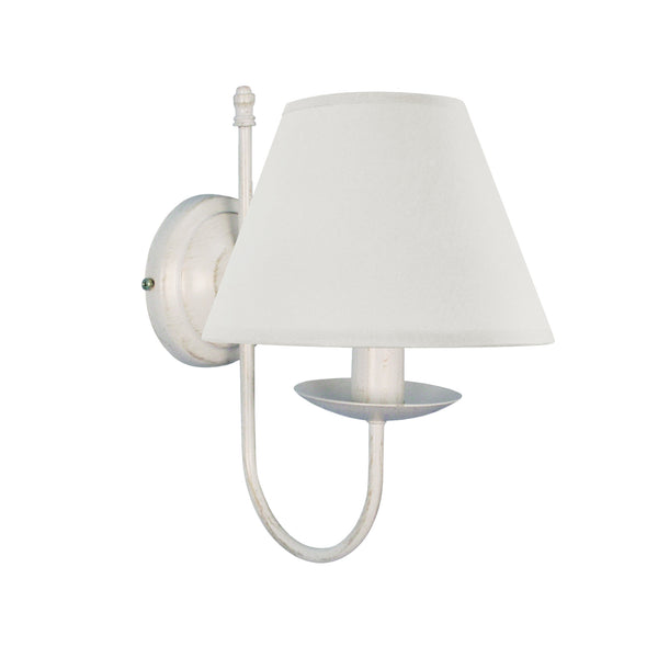 Applique TOSEL PROVENÇALE 1,métal, tissu H29xD18xP18  cm.