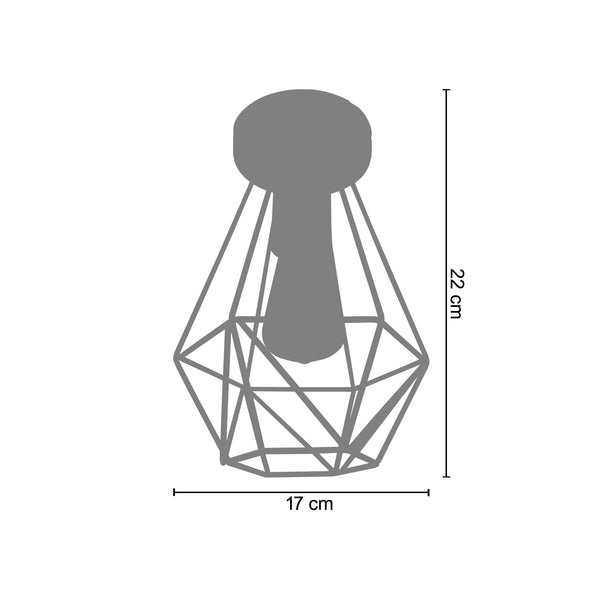 <tc>Plafon OLYMPIA   17cm - 1 Luz   </tc>
