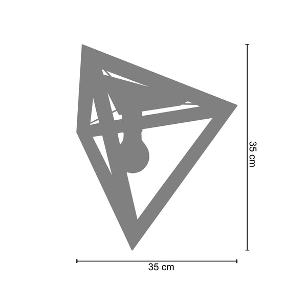 <tc>Plafon TÉTRAÈDRE B  35cm 1 luz</tc>