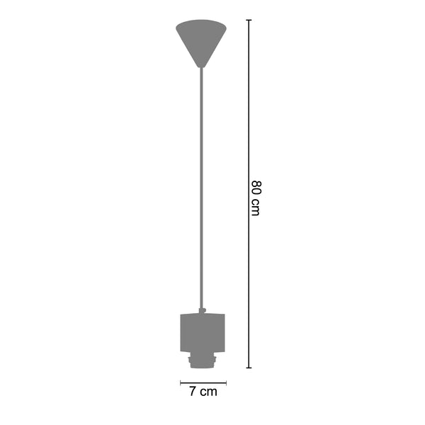 Suspension TOSEL PENDEL  LIAN,bois , H100xD7xP7  cm.