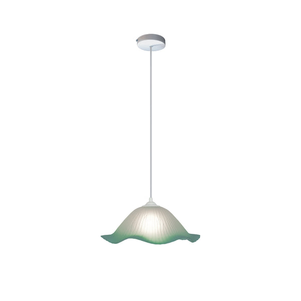 Suspension TOSEL  FLEUVE,verre , H100xD36xP36  cm.