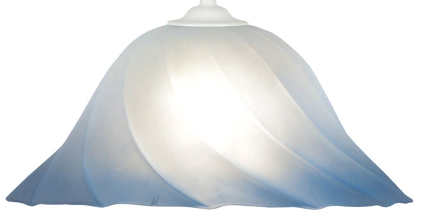 Suspension TOSEL SPIRAL,verre , H70xD29xP29  cm.