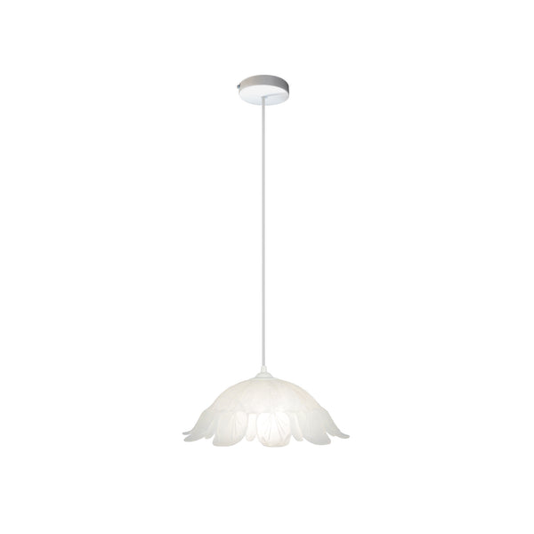 Suspension TOSEL JASMIN,verre  H100xD35xP35  cm.