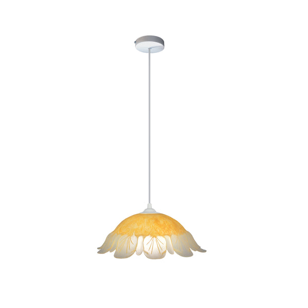 Suspension TOSEL JASMIN,verre  H100xD35xP35  cm.