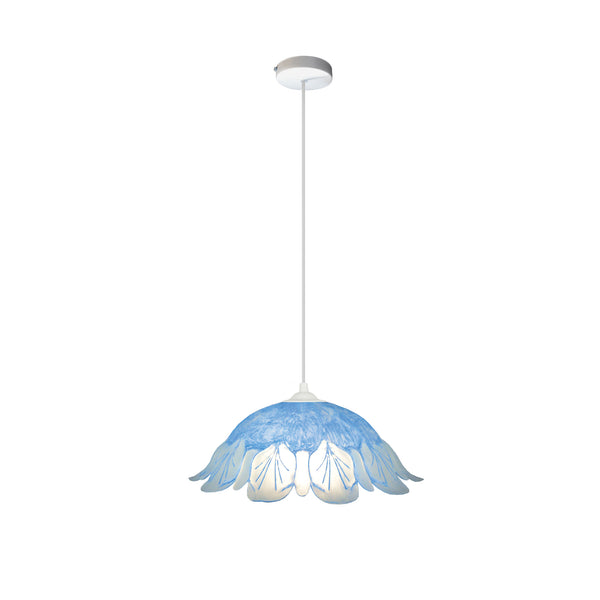 Suspension TOSEL JASMIN,verre  H100xD35xP35  cm.