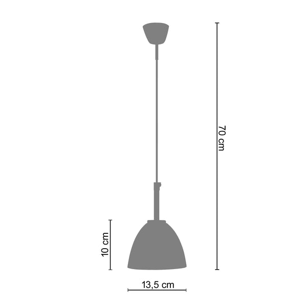 <tc>Suspensão NEW YORK  13,5cm - 1 Luz  </tc>