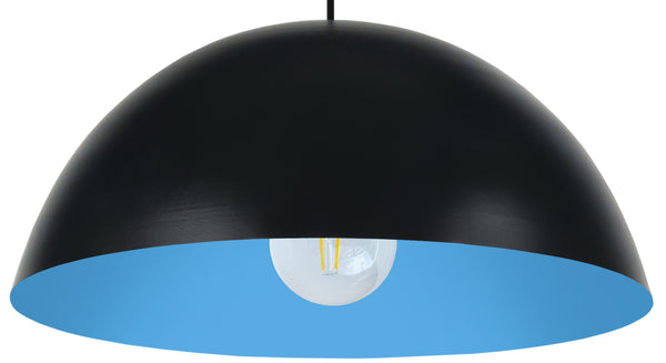 Suspension TOSEL DEMI BOULE,métal , H78xD42,5xP42,5  cm.