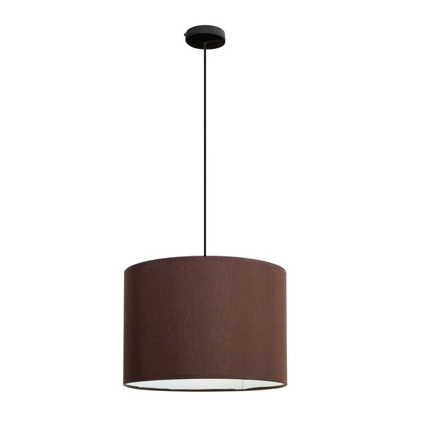 Suspension TOSEL  ALFENA tissu H100xD30xP30cm - 1 Lumière