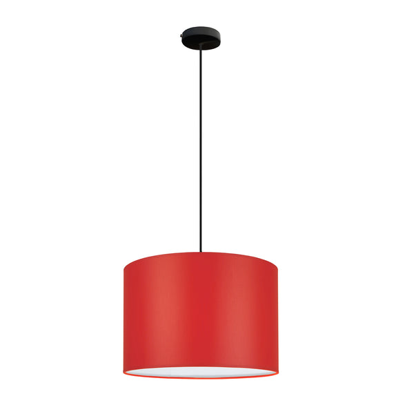 Suspension TOSEL  ALFENA tissu H100xD30xP30cm - 1 Lumière