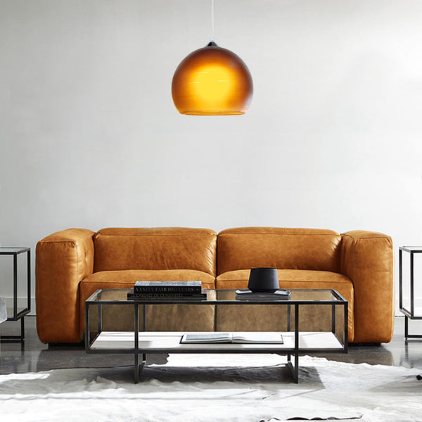 Suspension GLOBE LIGNES verre