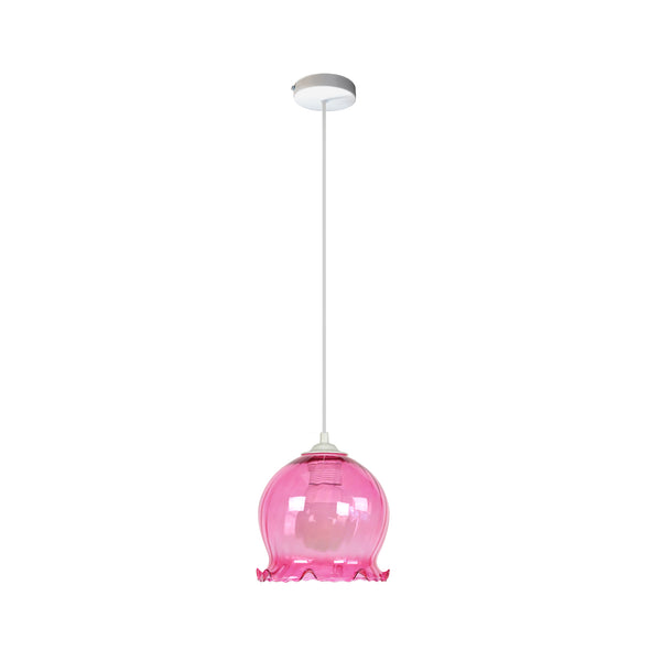Suspension TOSEL DOMECQ,verre  H100xD18xP18  cm.