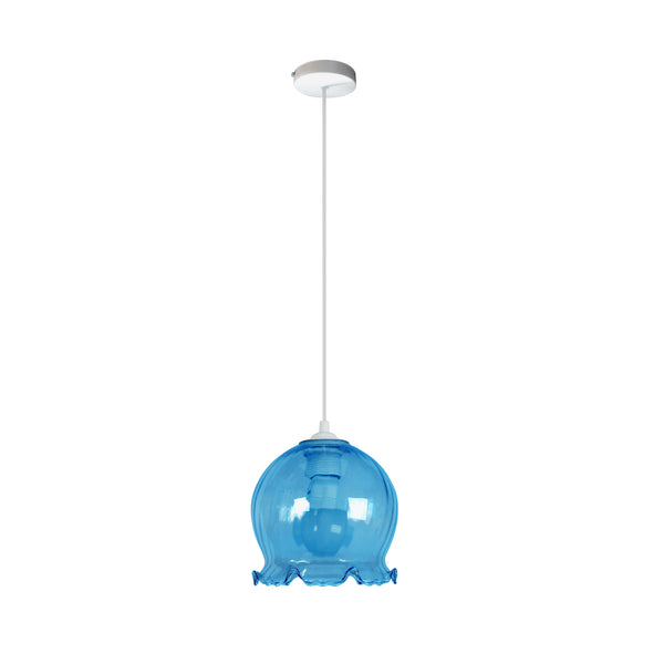 Suspension TOSEL DOMECQ,verre  H100xD18xP18  cm.