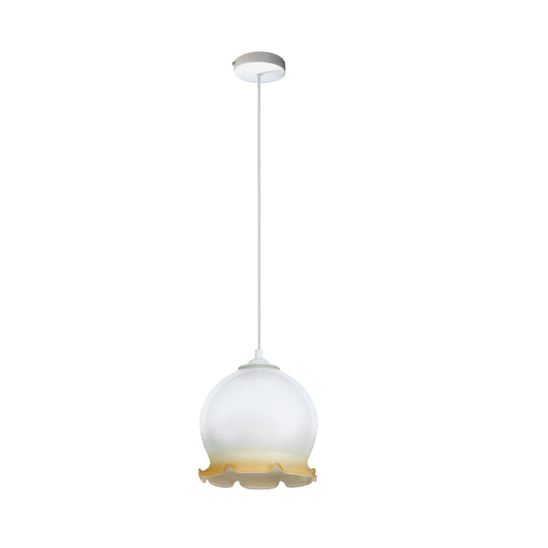 Suspension TOSEL DÔME verre 18cm - 1 Lumière