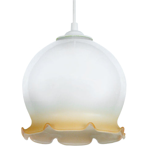 Suspension TOSEL DÔME verre 18cm - 1 Lumière