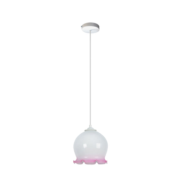 Suspension TOSEL DÔME verre 18cm - 1 Lumière