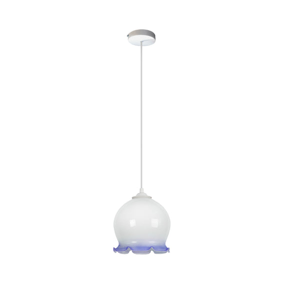 Suspension TOSEL DÔME verre 18cm - 1 Lumière