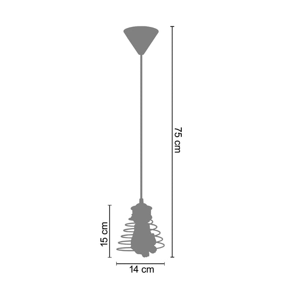 <tc>Suspensão PAPILIO  14cm - 1 Luz  </tc>