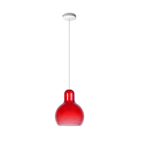 Suspension TOSEL VIANNE verre H100xD18xP18cm - 1 Lumière