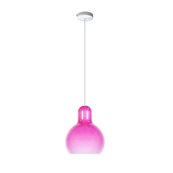 Suspension TOSEL VIANNE verre H100xD18xP18cm - 1 Lumière