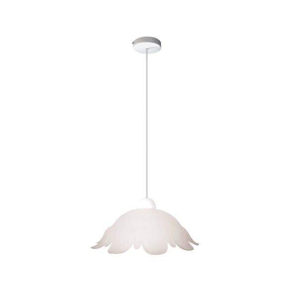 Suspension TOSEL JASMIN,verre  H100xD35xP35  cm.