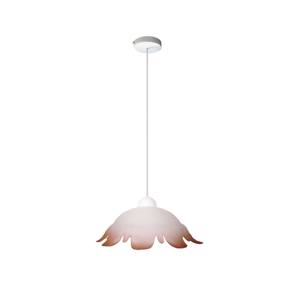Suspension TOSEL JASMIN,verre  H100xD35xP35  cm.