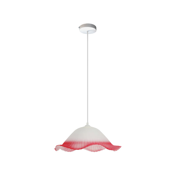 Suspension TOSEL  FLEUVE,verre , H100xD36xP36  cm.