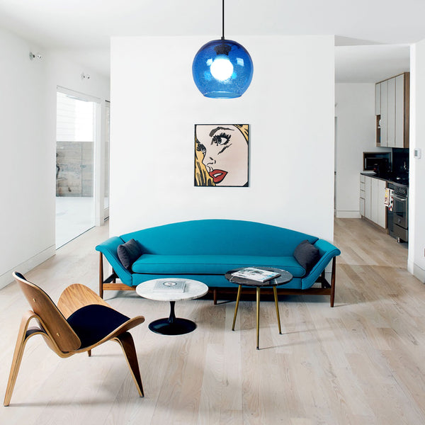 Suspension TOSEL BOULLEGOSA, verre  H100xD20xP20  cm.