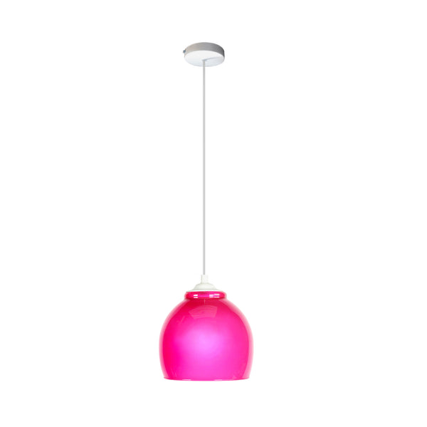 Suspension TOSEL SEGNORINA,verre  H100xD14,5xP14,5  cm.