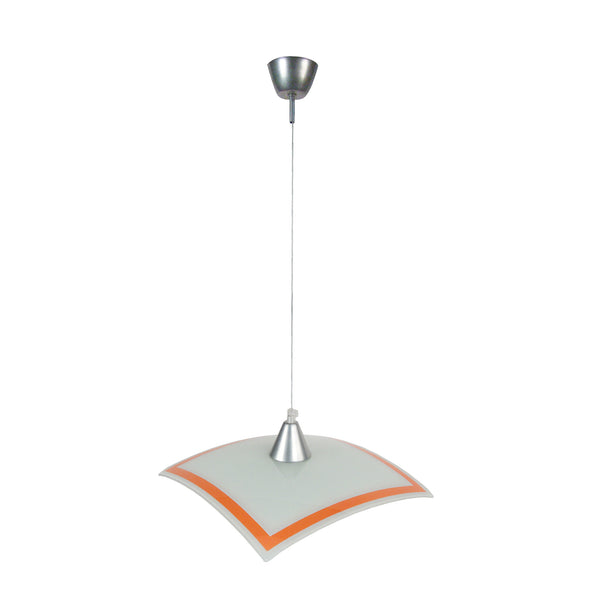 Suspension TOSEL MÉLINA,verre H100xD30xP30  cm.